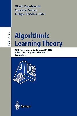 Algorithmic Learning Theory(English, Paperback, unknown)