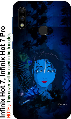 Designer Cover Back Cover for Infinix Hot 7(Multicolor, Grip Case, Silicon, Pack of: 1)