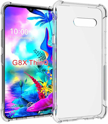 LIKEDESIGN Back Cover for LG G8X ThinQ(Transparent, Shock Proof, Silicon, Pack of: 1)