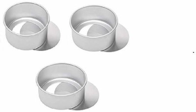 Rinkle Trendz Aluminium Cupcake/Muffin Mould 3(Pack of 3)