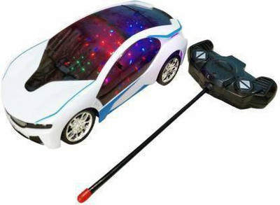 Tenmar Chargeable 3D Remote Control Lighting Famous Car (Multicolor)(Multicolor)