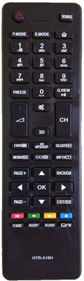 BhalTech HTR-A18H Compatible with LED LCD TV Haier Remote Controller(Black)