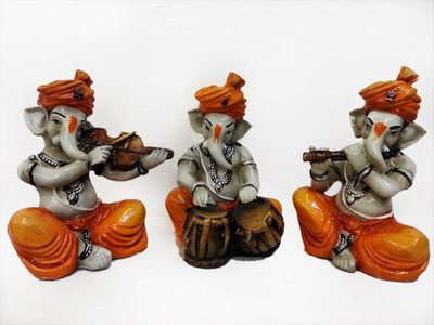 75% OFF on Karigaari Home D?cor Decorative Showpiece - 10 cm(Polyresin, Multicolor)