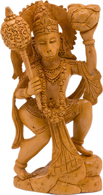 33% OFF on Prachin Hanuman Standing W/Mou Decorative Showpiece - 20 cm(Wood, Brown) 33% OFF on Prachin Hanuman Standing W/Mou Decorative Showpiece - 20 cm(Wood, Brown)