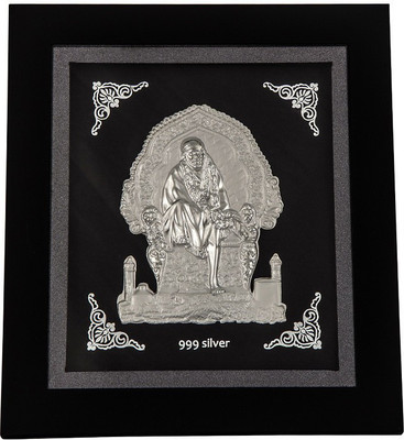 31% OFF on Siri Creations Pure Sai Silver Baba Frame Decorative Showpiece - 15 cm(Silver, Silver) 31% OFF on Siri Creations Pure Sai Silver Baba Frame Decorative Showpiece - 15 cm(Silver, Silver)