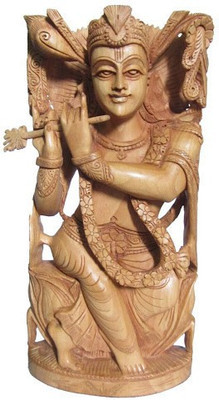 56% OFF on JaipurCrafts Lord Krishna Playing Flute Decorative Showpiece - 15.24 cm(Wood, Brown) 56% OFF on JaipurCrafts Lord Krishna Playing Flute Decorative Showpiece - 15.24 cm(Wood, Brown)