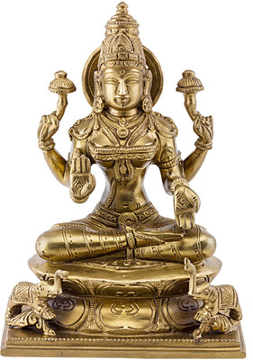 33% OFF on Prachin Bnz Laxmi Rect. Base Decorative Showpiece - 19 cm(Bronze, Multicolor) 33% OFF on Prachin Bnz Laxmi Rect. Base Decorative Showpiece - 19 cm(Bronze, Multicolor)