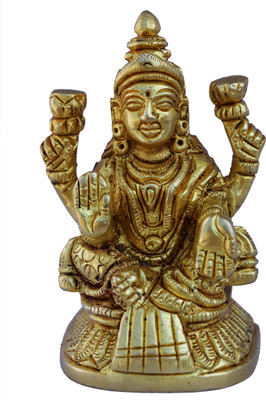 34% OFF on aakrati Goddess Lakshmi Statue in Yellow Finish Decorative Showpiece - 8 cm(Brass, Yellow) 34% OFF on aakrati Goddess Lakshmi Statue in Yellow Finish Decorative Showpiece - 8 cm(Brass, Yellow)