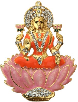 FURE Goddess Laxmi Decorative Showpiece  -  6.5 cm(Brass, Gold)