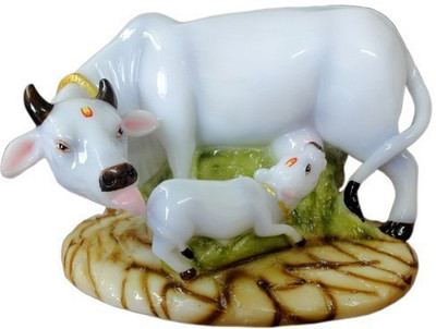 CraftEra Decorative Showpiece  -  8 cm(Polyresin, White)