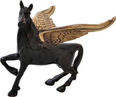50% OFF on HanDecor Flying Angel Horse - Black Decorative Showpiece - 10 cm(Brass, Black, Gold) 50% OFF on HanDecor Flying Angel Horse - Black Decorative Showpiece - 10 cm(Brass, Black, Gold)