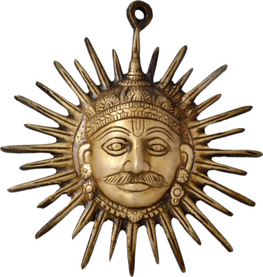 43% OFF on HanDecor Surya Wall Hanging Decorative Showpiece - 17.5 cm(Brass, Brown) 43% OFF on HanDecor Surya Wall Hanging Decorative Showpiece - 17.5 cm(Brass, Brown)