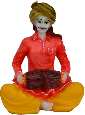 50% OFF on eCraftIndia Rajasthani Musician Statue Playing Dholak Decorative Showpiece - 15.24 cm(Polyresin, Pink, Yellow) 50% OFF on eCraftIndia Rajasthani Musician Statue Playing Dholak Decorative Showpiece - 15.24 cm(Polyresin, Pink, Yellow)