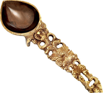 41% OFF on HanDecor Sheshnag Aarti Spoon Decorative Showpiece - 3.75 cm(Brass, Brown) 41% OFF on HanDecor Sheshnag Aarti Spoon Decorative Showpiece - 3.75 cm(Brass, Brown)