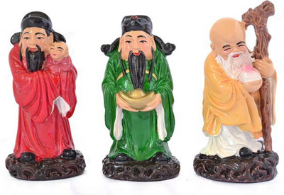 17% OFF on kriti CREATIONS Feng Shui Fuk Luk Sau Decorative Showpiece - 5 cm(Polyresin, Multicolor) 17% OFF on kriti CREATIONS Feng Shui Fuk Luk Sau Decorative Showpiece - 5 cm(Polyresin, Multicolor)