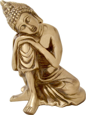 37% OFF on HanDecor Buddha Resting-Big Decorative Showpiece - 14 cm(Brass, Brown) 37% OFF on HanDecor Buddha Resting-Big Decorative Showpiece - 14 cm(Brass, Brown)