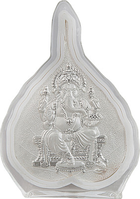 18% OFF on Siri Creations Silver Leaf Ganapathi Decorative Showpiece - 12 cm(Silver, Silver) 18% OFF on Siri Creations Silver Leaf Ganapathi Decorative Showpiece - 12 cm(Silver, Silver)