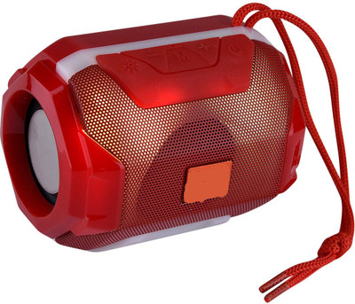 G2L Deep Bass Bluetooth Speaker with built in Mic Compatible with all smartphones 10 W Bluetooth Speaker(Red, Mono Channel)