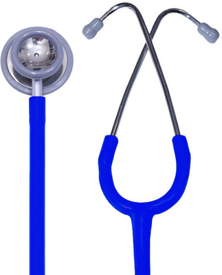Pulse Wave Mark -1 stethoscope Dual Head Latex Free Stethoscope single tube stethoscope Mark -1 Dual Head stethoscope Stethoscope(Blue)