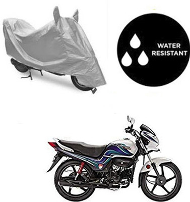 RPSENTTERPR Waterproof Two Wheeler Cover for Hero(Passion Pro TR, Silver)