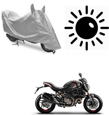 Atulit enterprises Waterproof Two Wheeler Cover for Ducati(Monster 82, Silver)