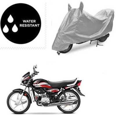 Atulit enterprises Waterproof Two Wheeler Cover for Hero(CD deluxe, Silver)