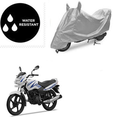 Atulit enterprises Waterproof Two Wheeler Cover for TVS(Star Sport, Silver)