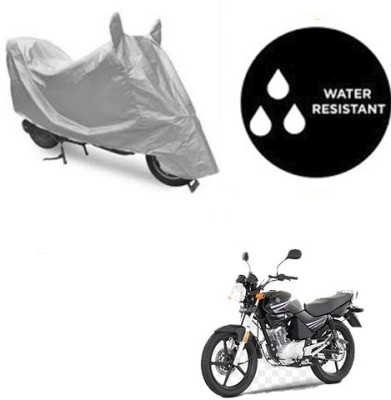 SRENTERPRISES Two Wheeler Cover for Yamaha(Libero, Silver)