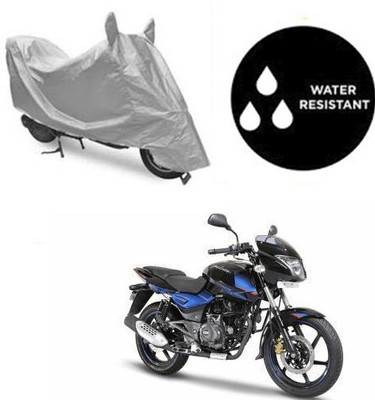 RPSENTTERPR Waterproof Two Wheeler Cover for Bajaj(Pulsar 150 DTS-i, Silver)