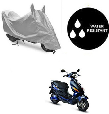 SRENTERPRISES Waterproof Two Wheeler Cover for Hero(Electric Cruz, Silver)