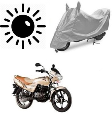 SRENTERPRISES Waterproof Two Wheeler Cover for LML(Freedom, Silver)