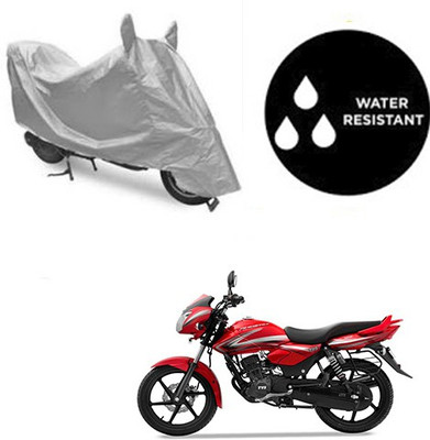 dashark Waterproof Two Wheeler Cover for TVS(Pheonix, Silver)