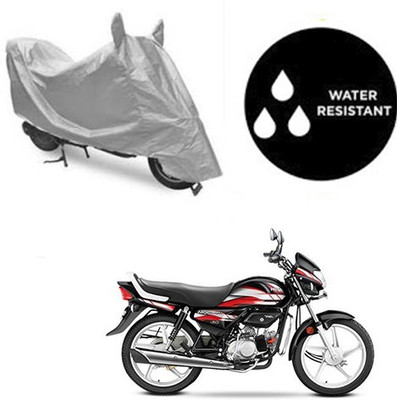 RPSENTTERPR Waterproof Two Wheeler Cover for Hero(CD deluxe, Silver)