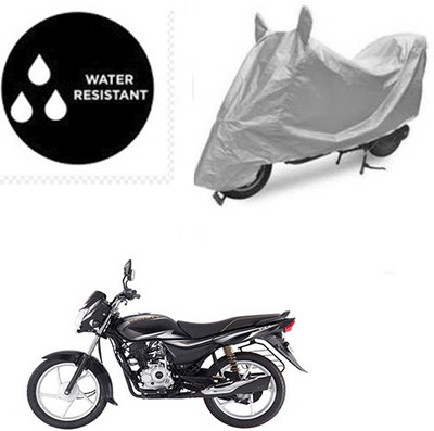 dashark Waterproof Two Wheeler Cover for Bajaj(Platina 100 DTS-i, Silver)
