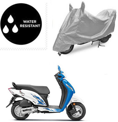 Atulit enterprises Waterproof Two Wheeler Cover for Honda(Activa i, Silver)