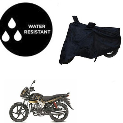 SRENTERPRISES Two Wheeler Cover for Mahindra(Centuro, Black)