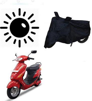 SRENTERPRISES Two Wheeler Cover for Hero(E Sprint, Black)