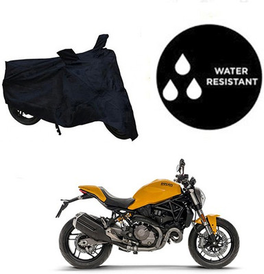dashark Waterproof Two Wheeler Cover for Ducati(Monster 821, Black)