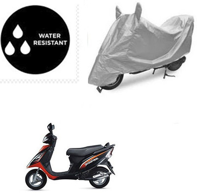 Atulit enterprises Waterproof Two Wheeler Cover for TVS(Streek, Silver)