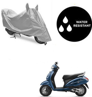 RPSENTTERPR Waterproof Two Wheeler Cover for Honda(Activa 3G, Silver)