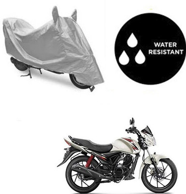 SRENTERPRISES Two Wheeler Cover for Suzuki(Sling Shot Plus, Silver)