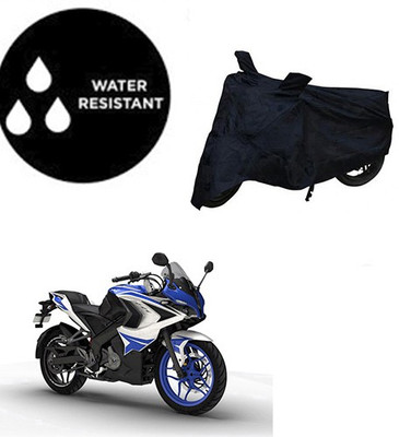 Atulit enterprises Waterproof Two Wheeler Cover for Bajaj(Pulsar RS 200, Black)