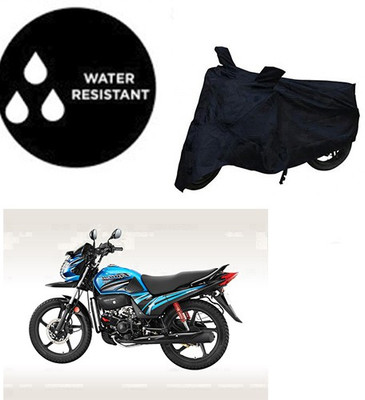 RPSENTTERPR Waterproof Two Wheeler Cover for Honda(Passion Pro TR, Black)