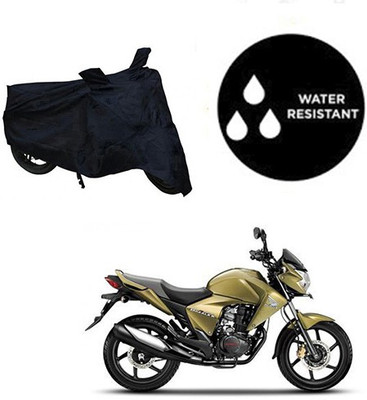Atulit enterprises Waterproof Two Wheeler Cover for Honda(Unicorn Dazzler, Black)