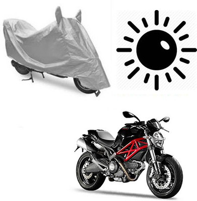 Atulit enterprises Waterproof Two Wheeler Cover for Ducati(Monster 796 S2R, Silver)