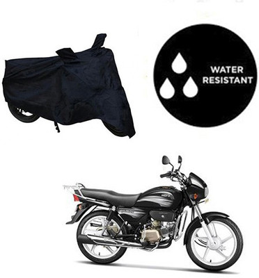 Atulit enterprises Waterproof Two Wheeler Cover for Hero(Splendor Plus, Black)