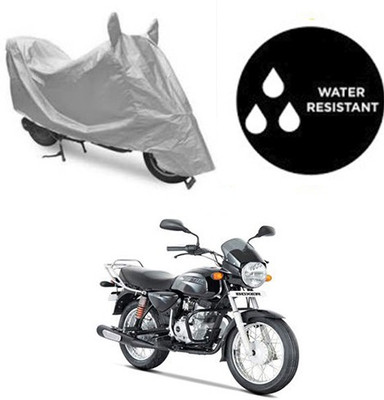 RPSENTTERPR Waterproof Two Wheeler Cover for Bajaj(Boxer, Silver)