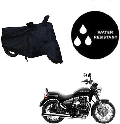 RPSENTTERPR Waterproof Two Wheeler Cover for Royal Enfield(Thunderbird 500, Black)