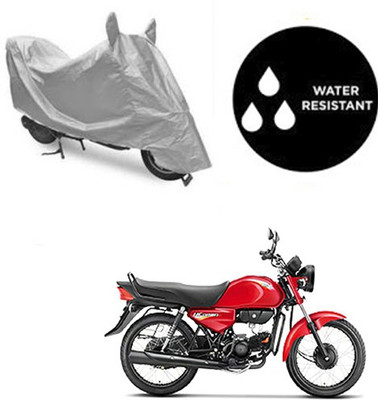dashark Waterproof Two Wheeler Cover for Hero(HF Dawn, Silver)