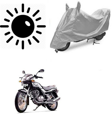 SRENTERPRISES Two Wheeler Cover for TVS(Fiero F2, Silver)